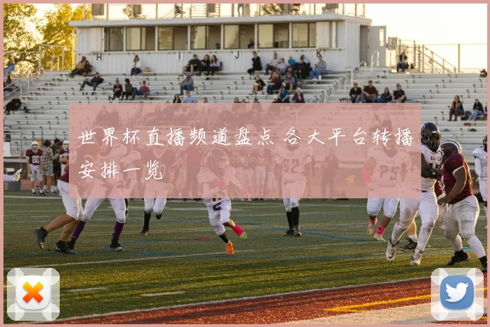 世界杯直播频道盘点 各大平台转播安排一览